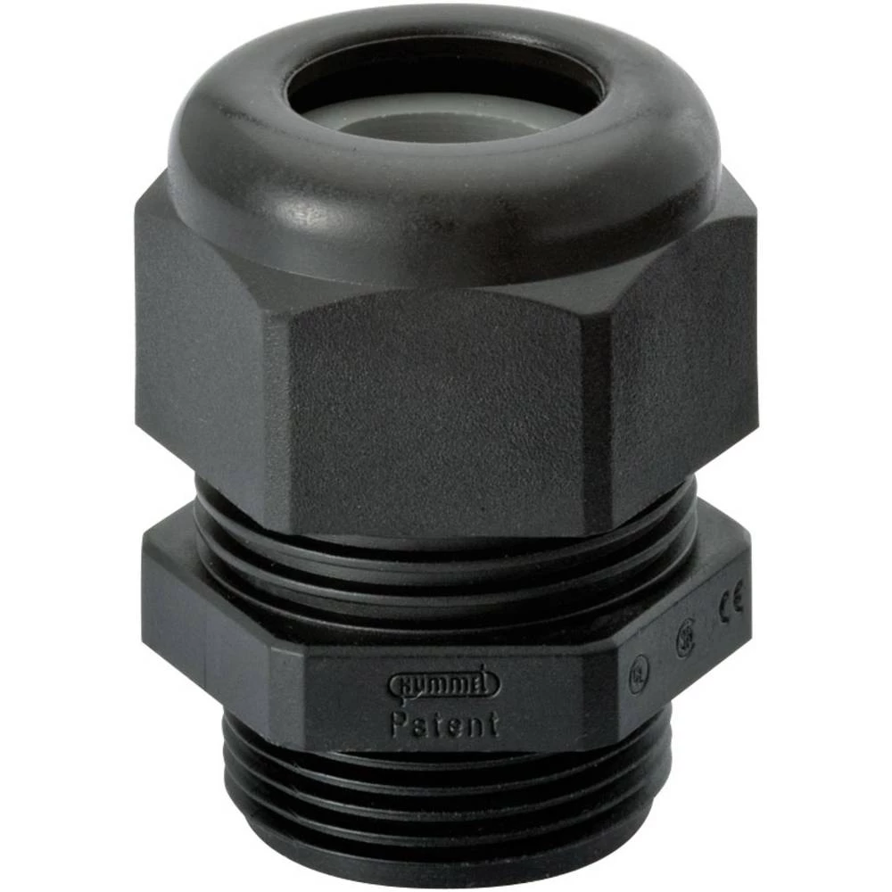 Kabelska uvodnica M25 x 1.5 Poliamid Intenzivna crna (RAL 9005) Hummel 1.218.2501.50 25 ST slika