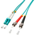 LINDY 46385 Glasfaser svjetlovodi priključni kabel   Multimode OM3 15.00 m slika