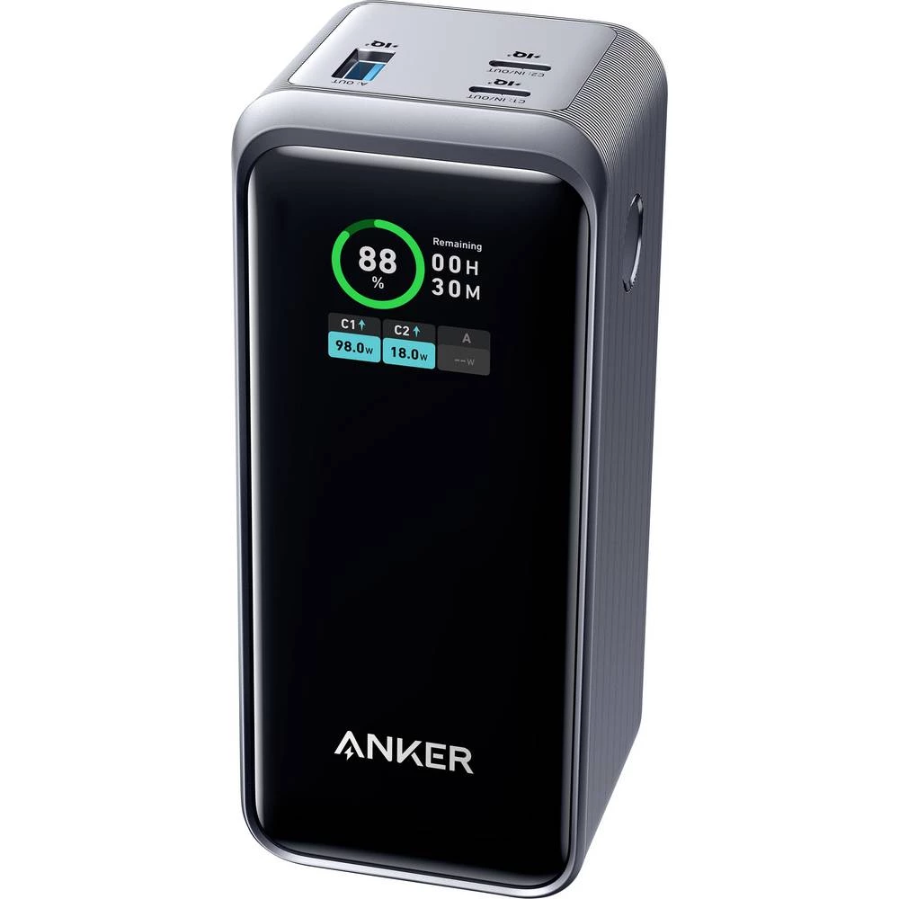 Anker A1336011 powerbank (rezervna baterija) 20000 mAh Power Delivery 3.0, PoweriQ USB-C®, USB a prikaz statusa slika