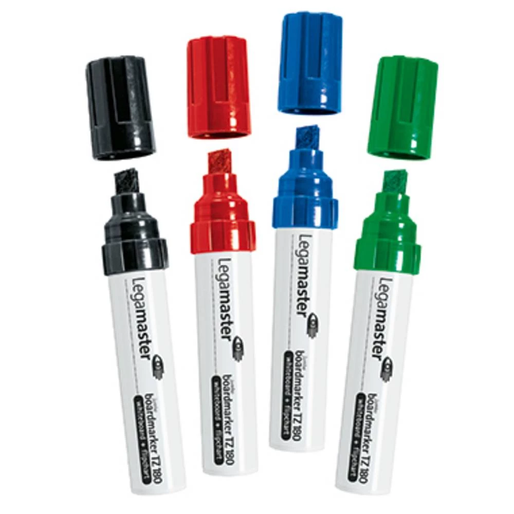 Legamaster Whiteboard marker boardmarker TZ 180 Plava boja, Zelena, Crvena, Crna 7-118094 4 kom/paket slika