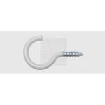 SWG 23968050 Kuka za odjeću 80 mm bijeli premaz od čelika 80 mm 50 St.