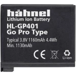 Kamera-akumulator Hähnel Zamjenjuje originalnu akU. bateriju AHDBT-401, 3661-1227 3.8 V 1160 mAh GoPro Hero HD4, HL-GP401