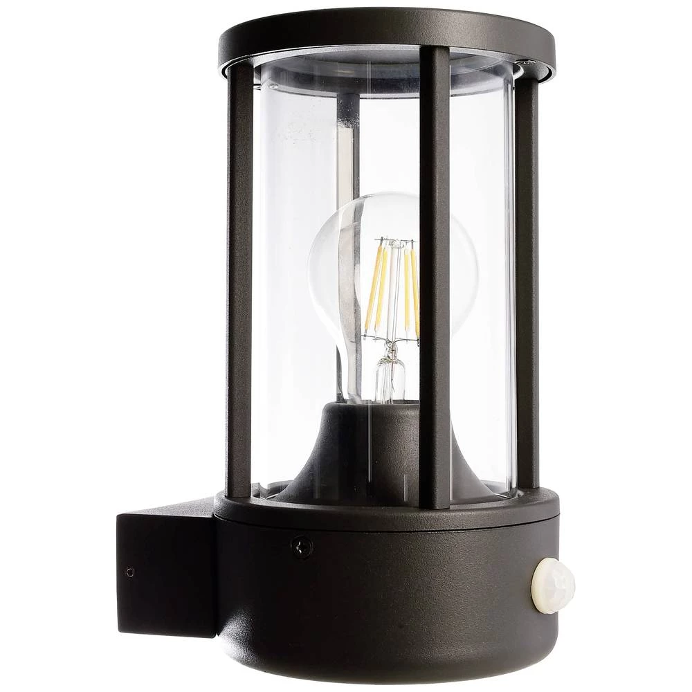 Deko Light Adebar Motion 731137 zidna svjetiljka s detektorom pokreta E27    siva slika