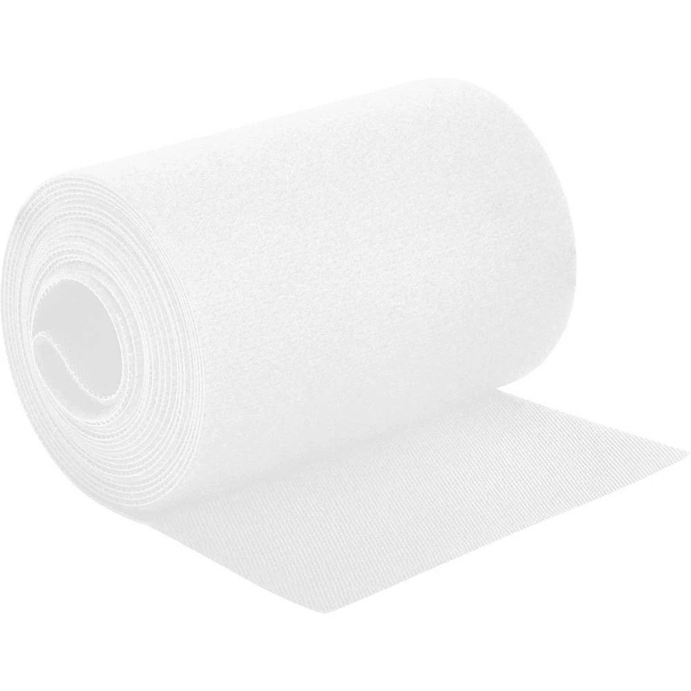 Quadrios 25CA521 prianjajuća traka za povezivanje grip i mekana vunena tkanina bijela Roba na metre slika