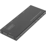 Digitus DS-45323 4 ulaza HDMI razdjelnik led zaslon, metalno kućište, podržava Ultra HD 4096 x 2160 piksel crna