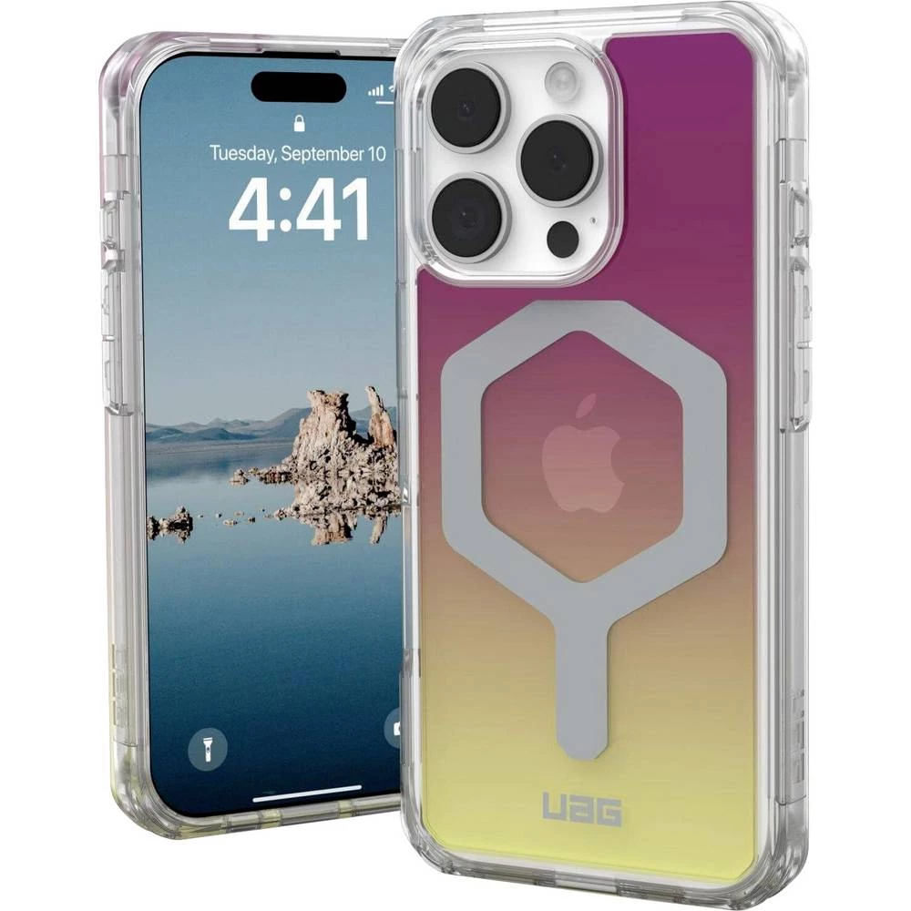 Urban Armor Gear Plyo stražnji poklopac za mobilni telefon Apple iPhone 16 Pro šarena boja, prozirna induktivno punjenje slika