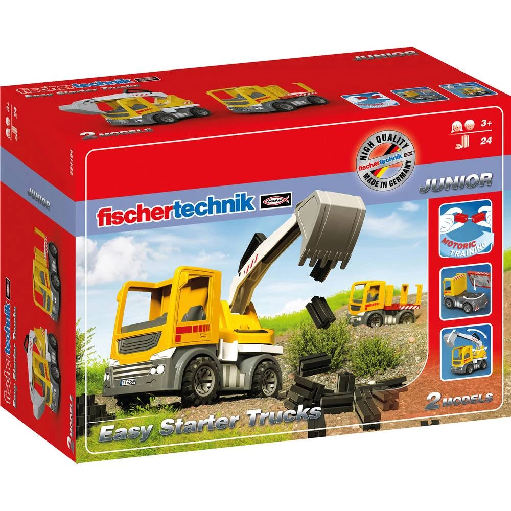 eksperimentalni komplet fischertechnik Easy Starter Trucks - Spielzeugbagger 554194 iznad 3 godine slika