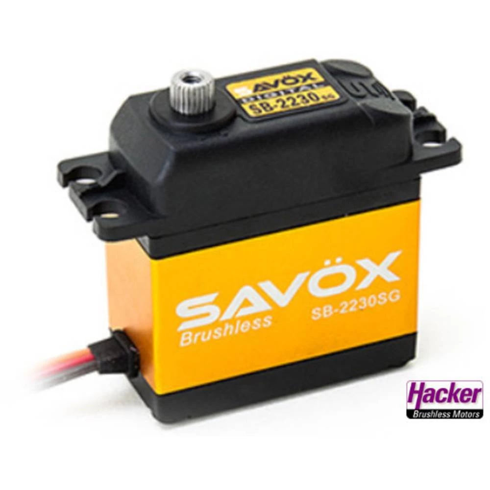 Savöx Standardni servo SB-2230SG Digitalni servo Materijal prigona: Čelik Sustav utičnica: JR slika