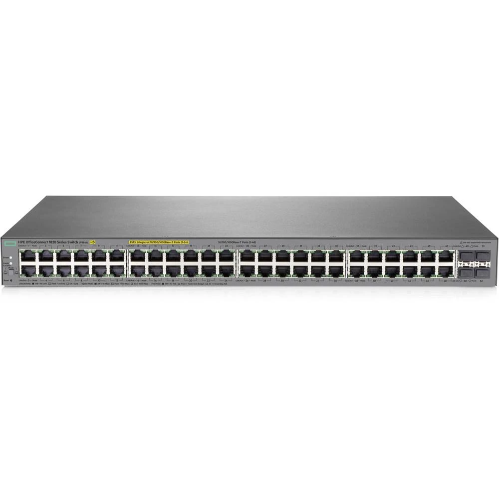 Hewlett Packard Enterprise Switch / ProCurve / 1820-48G-PoE / 48x10 Upravljani mrežni preklopnik PoE funkcija slika