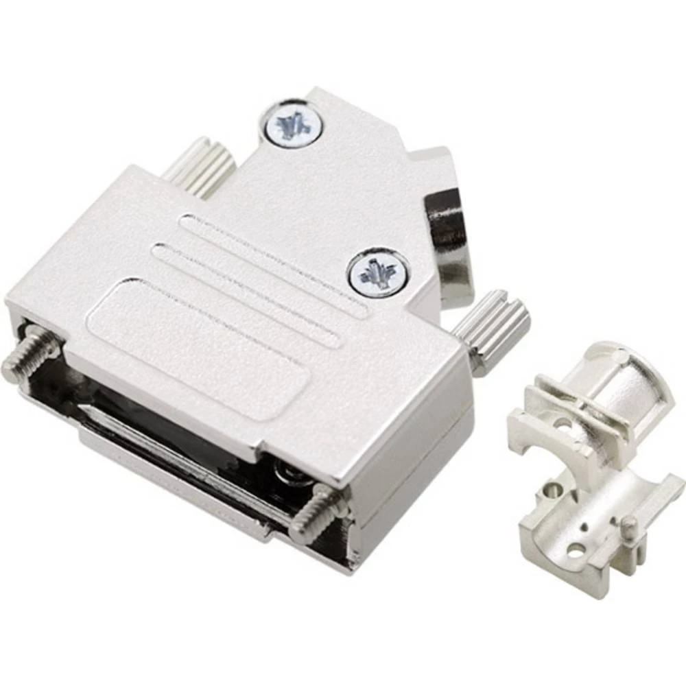 D-SUB kućište Broj polova: 15 Cijeli metal 180 ° Srebrna encitech DTZK15-PCBK-K 1 ST slika