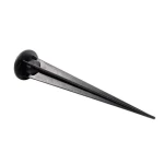 Pribor, brusni šiljak s navojnom čahurom M6, 160x43 mm, duljina: 160 mm Deko Light 700229 šiljak      crna