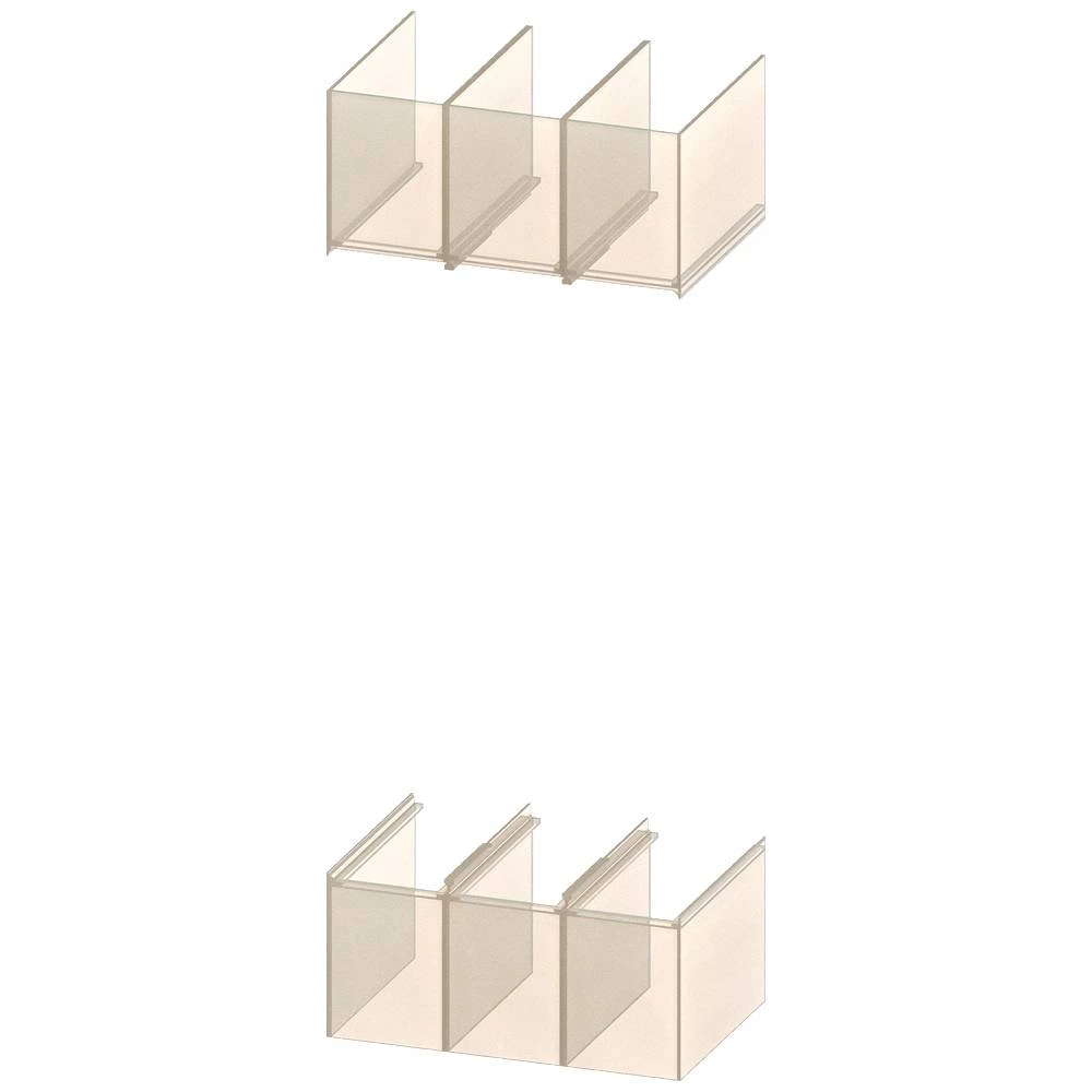 Poklopac terminala, dugi, 3-polni, 2 komada. Pribor za: 3VA57/3VA67 Siemens 3VA9771-0WP30 poklopac za stezaljke 1 St. slika