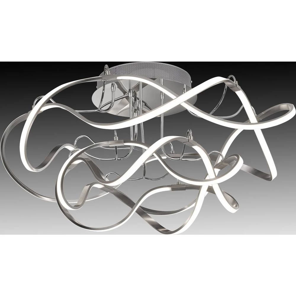 Fischer & Honsel Naxos 28121 LED stropna svjetiljka nikal (mat) 67 W toplo bijela<br slika