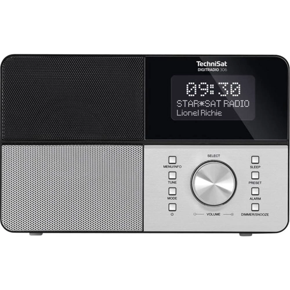 DAB+ (1012) Stolni radio TechniSat DigitRadio 306 DAB+, UKW, AUX Crna slika