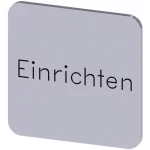 Siemens 3SU1900-0AF81-0AR0 ploča za natpise kvadratan (Š x V) 22 mm x 22 mm postaviti srebrna, crna 10 St.