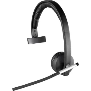 PC naglavne slušalice sa mikrofonom USB, Bežični 2.4 GHz Mono, Bežične Logitech Mono H820e Na ušima slika