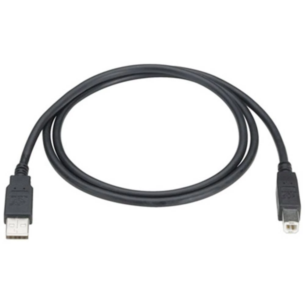 Black Box USB 2.0 Priključni kabel [1x Muški konektor USB 2.0 tipa A - 1x Muški konektor USB 2.0 tipa B] 1.8 m Crna slika