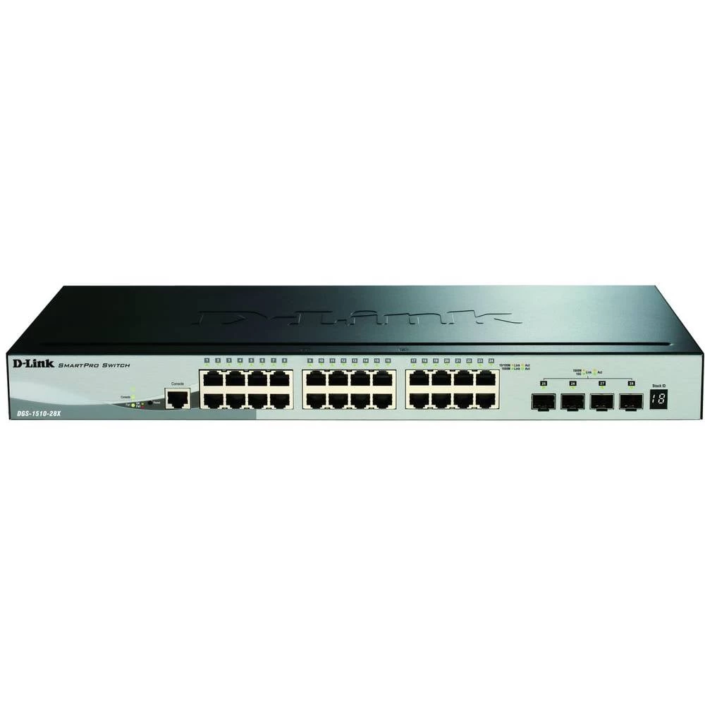 D-Link DGS-1510-28X/E mrežni preklopnik RJ45/sfp+ 24 + 4 ulaza 128 Gbit/s slika