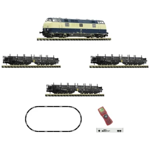 Fleischmann 931902 N z21 start digitalna garnitura dizel lokomotiva BR 221 s teretnim vlakom DB slika