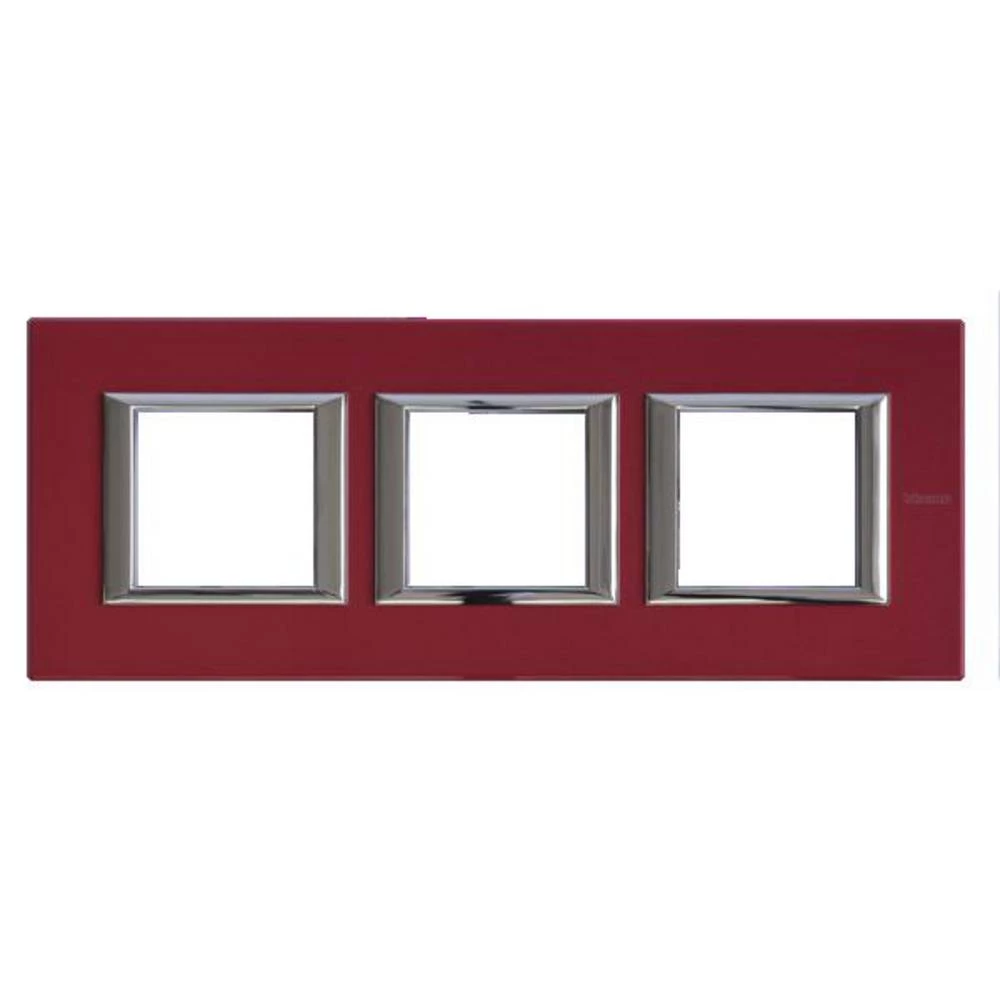 Legrand   okvir Axolute crvena HA4802M3HRC slika