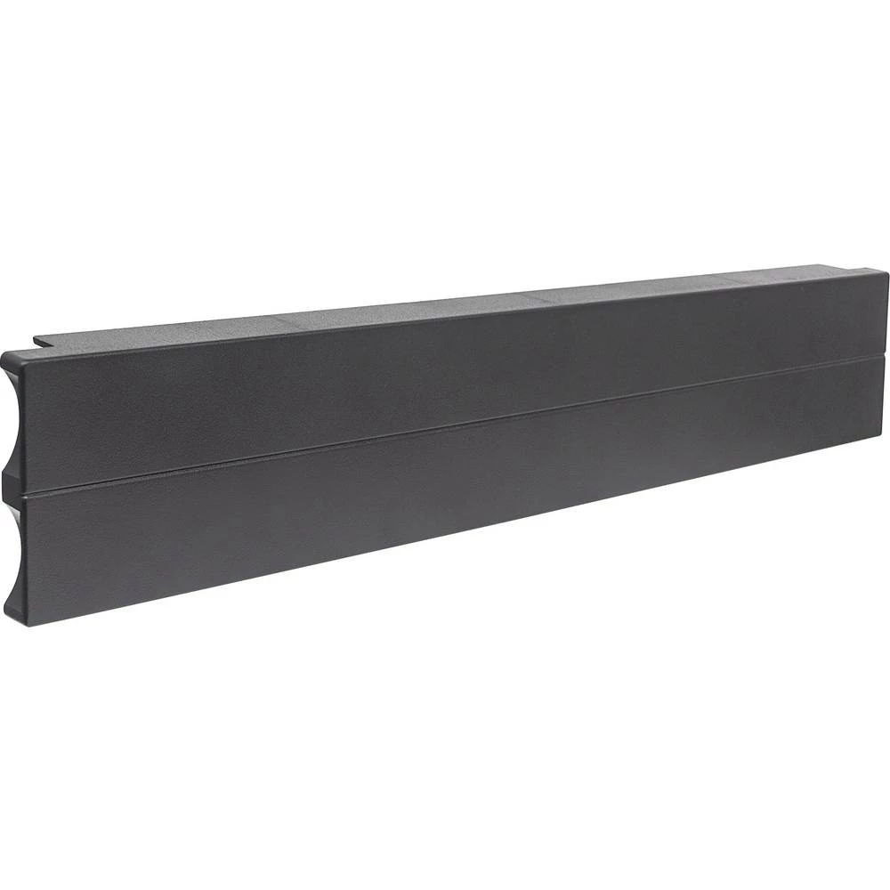 19 " Slijepi poklopac za mrežni ormar 2 U Intellinet 714396 Prikladno za dubinu ormara: od 450 mm Crna (RAL 9005) slika