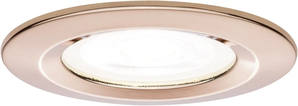 Ugradbena svjetiljka za kupaonicu 3-dijelni set LED GU10 21 W IP44 Paulmann Nova roza zlatne boje slika