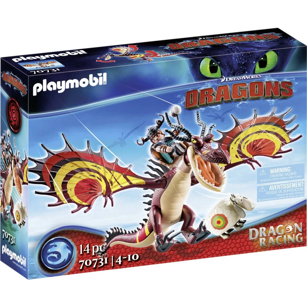 Playmobil® Dragons Dragon Racing: Snotlout and Hookfang 70731 slika