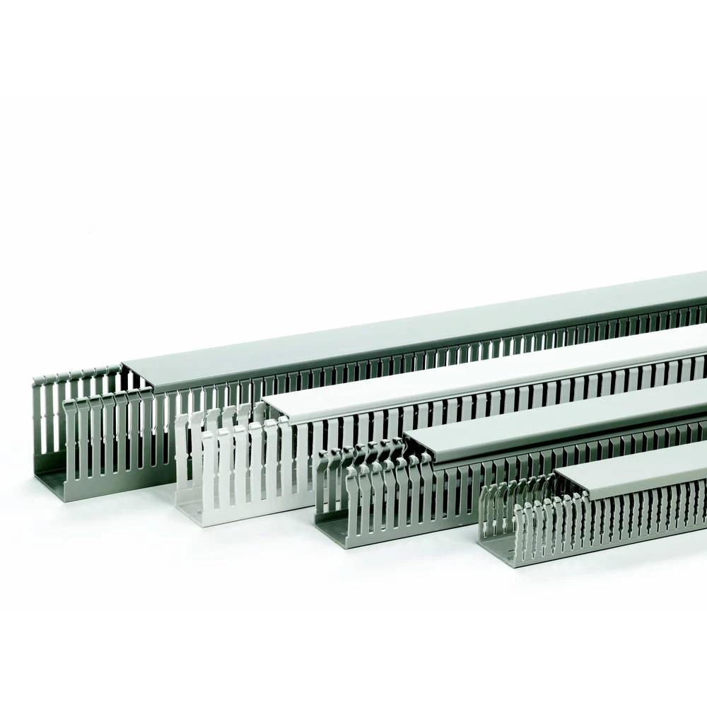 OBO Bettermann 6132394 kanal za ožičenje gornji dio (D x Š x V) 2000 x 63 x 100 mm 16 St. siva slika