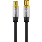 Antene Priključni kabel [1x 75 Ω antenski ženski konektor - 1x 75 Ω antenski muški konektor] 1.00 m 135 dB Fleksibil