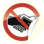 znak zabrane Zabranjeno rukovanje  (Ø) 200 mm   1 St.