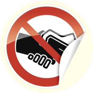 znak zabrane Zabranjeno rukovanje  (Ø) 200 mm   1 St. slika