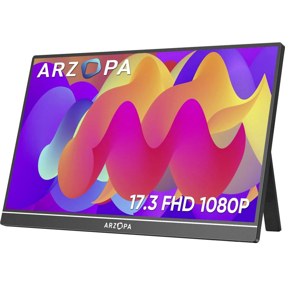 Arzopa LCD zaslon Energetska učinkovitost 2021: A (A - G) 43.9 cm (17.3 palac) 1920 x 1080 piksel 16:9 25 ms HDMI™, USB- slika