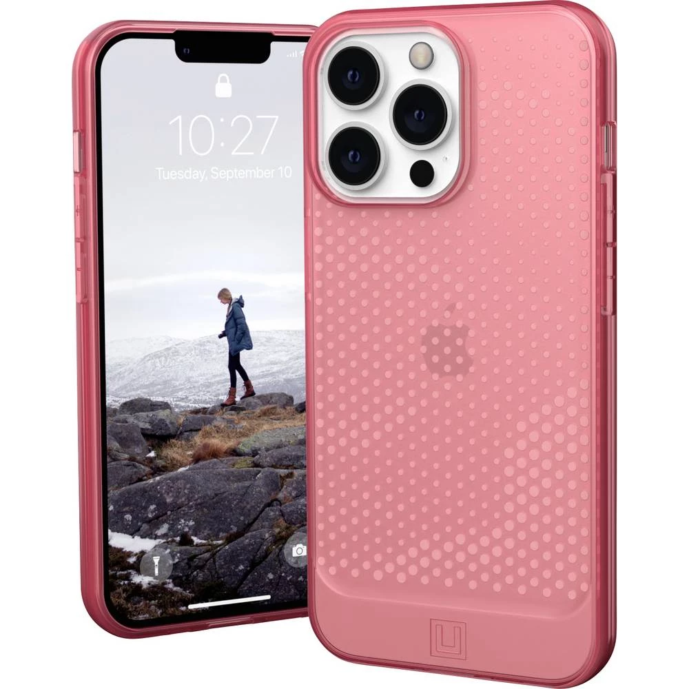 Urban Armor Gear  Lucent Case  stražnji poklopac za mobilni telefon  Apple  IPhone 13 pro  ružičasta, prozirna slika