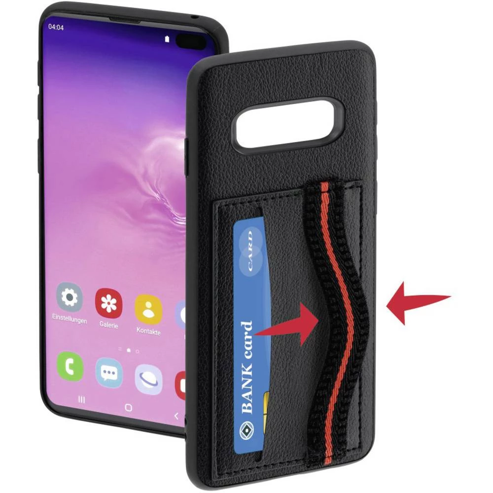 Hama Red Sensation No. 4 Stražnji poklopac za mobilni telefon Galaxy S10+ Crvena, Crna slika