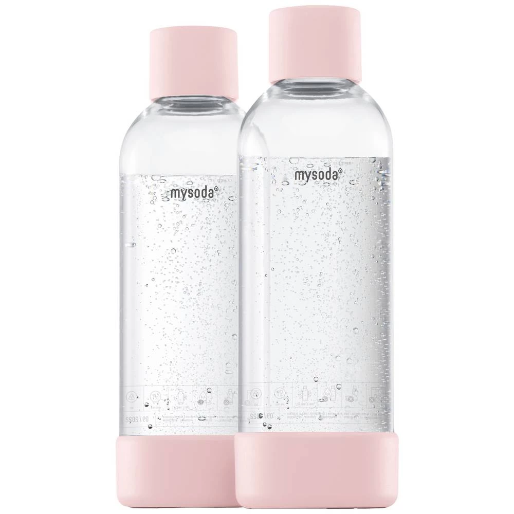 mysoda PET boca 1L Bottle 2 pack Pink ružičasta slika