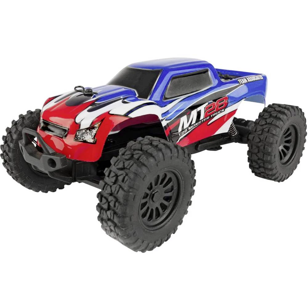 Team Associated MT28 S četkama 1:28 RC model automobila Električni Monstertruck 2WD RtR 2,4 GHz slika