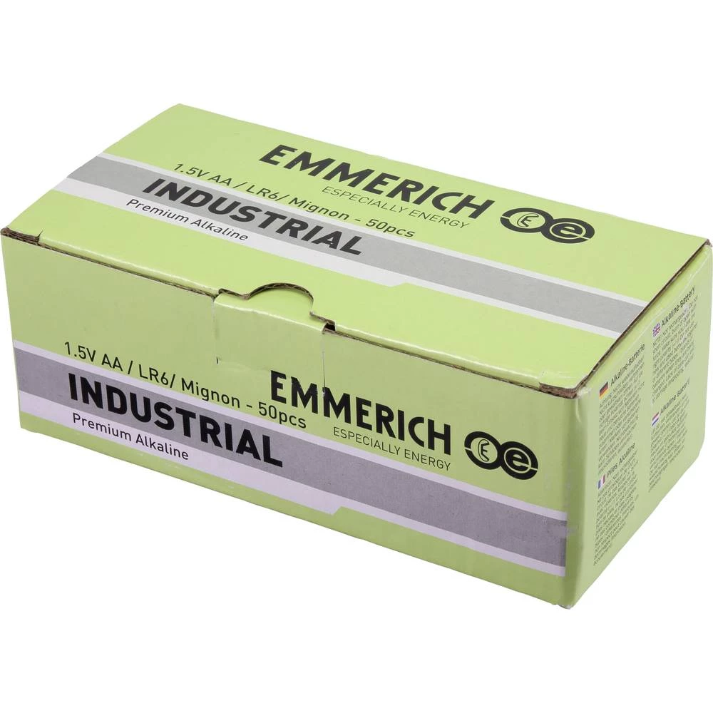 Mignon (AA) baterija Alkalno-manganov Emmerich Industrial LR06 2900 mAh 1.5 V 50 ST slika