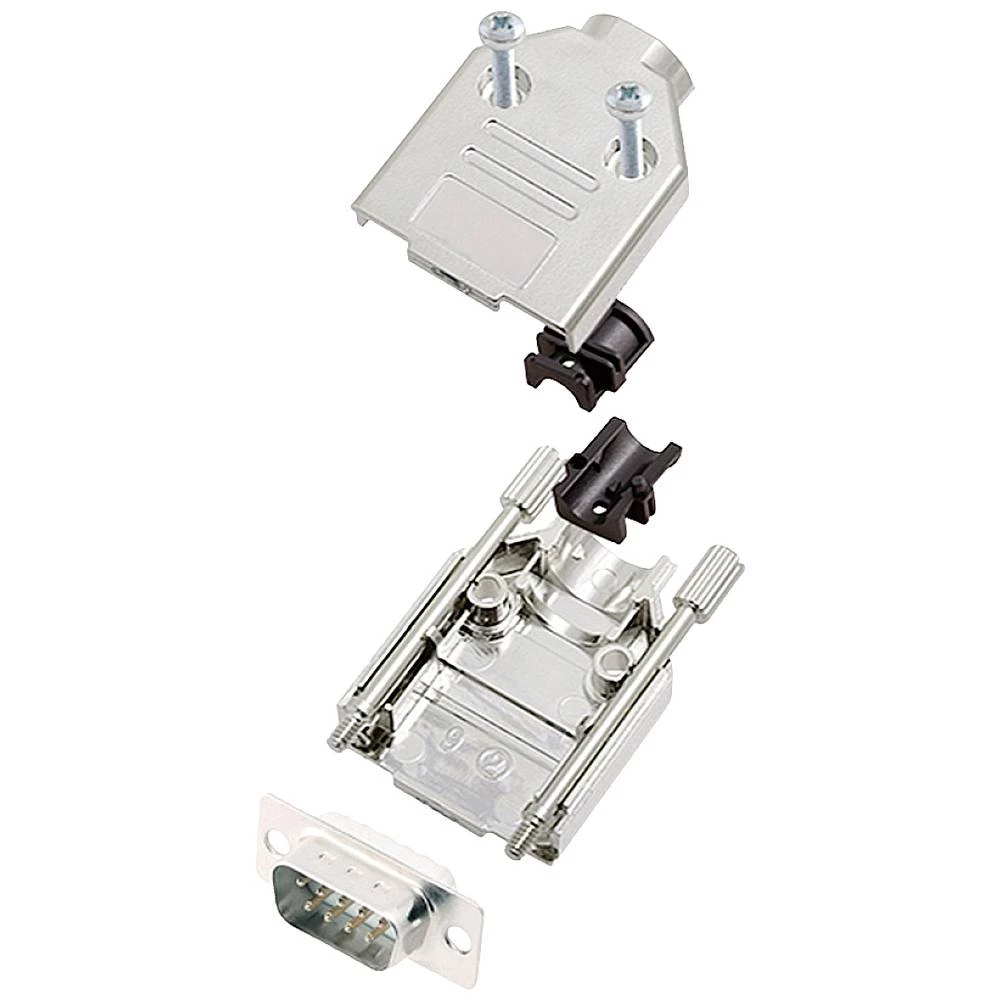 Komplet D-SUB pinskih konektora 180 ° Broj polova: 9 Lemni kup encitech DTPK-M-09-DMP-W-K 1 ST slika