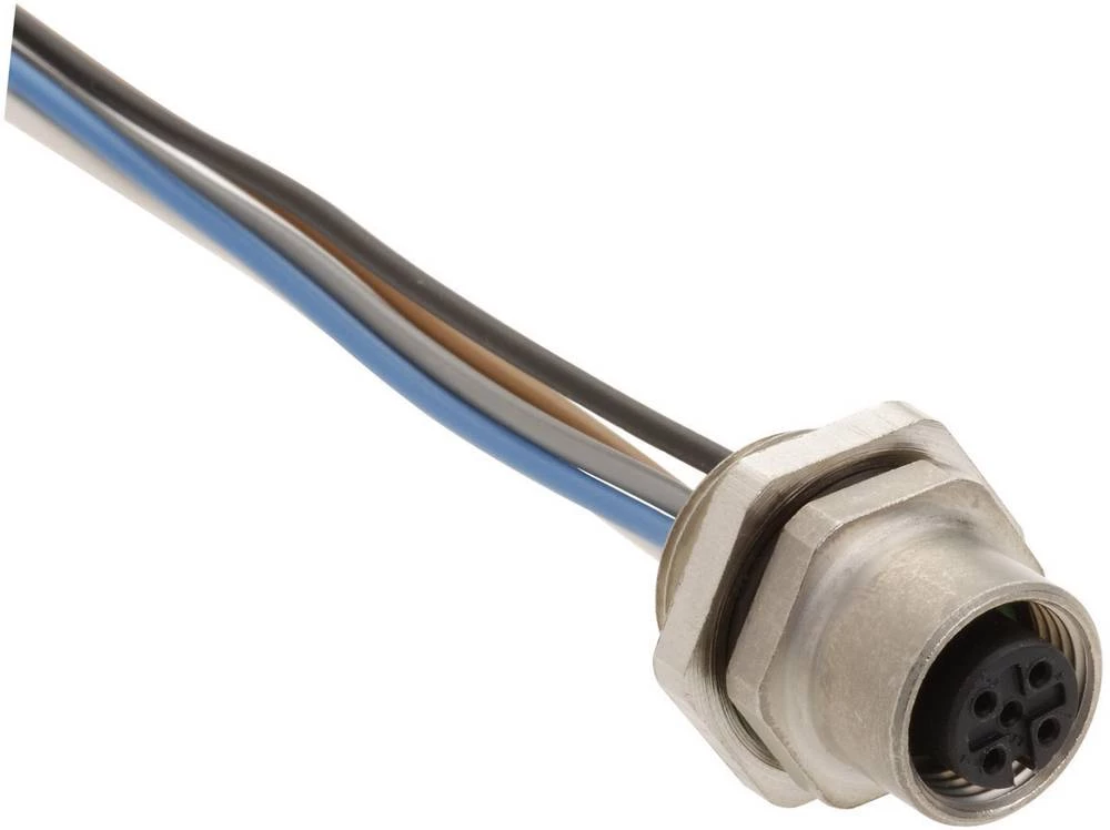 Aktuatorsko-senzorski ugradbeni konektor, M12 ugradbena utičnica, broj polova (RJ): 5 Harting 21 03 311 2501 21 03 311 2501 1 ko slika