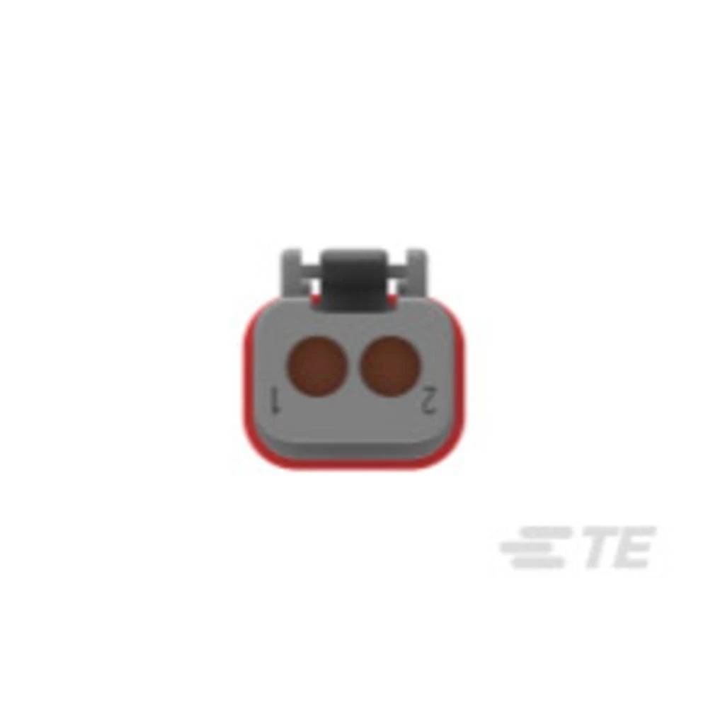 TE Connectivity Kućište kabelske utičnice DT Ukupan broj polova 2 DT06-2S-C017 1 ST slika