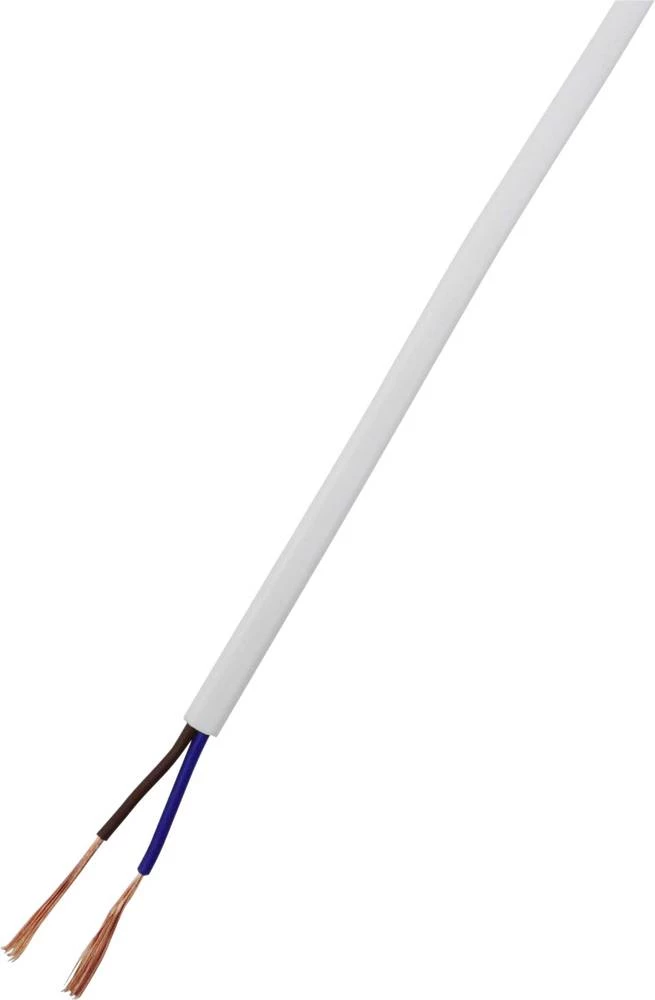 Priključni vod 2 x 1.00 mm&sup2; Bijela TRU COMPONENTS 93030c521 20 m slika