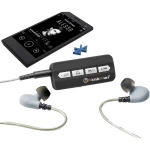 Bluetooth® In Ear slušalice Technaxx Musicman BT-X24 U ušima FM radio, Slušalice s mikrofonom, MP3 player Crna, Siva
