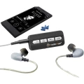 Bluetooth® In Ear slušalice Technaxx Musicman BT-X24 U ušima FM radio, Slušalice s mikrofonom, MP3 player Crna, Siva slika