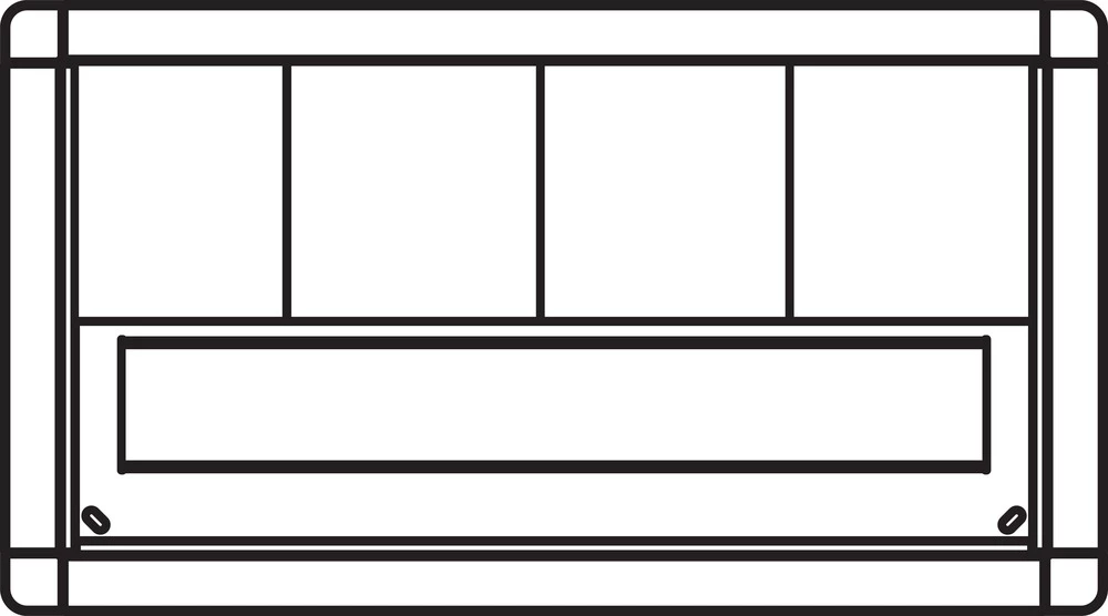 Ritto by Schneider 1885299 Video-portafon Ritto 1885299 okvir okvirnog sanduka izmjenjiva slika