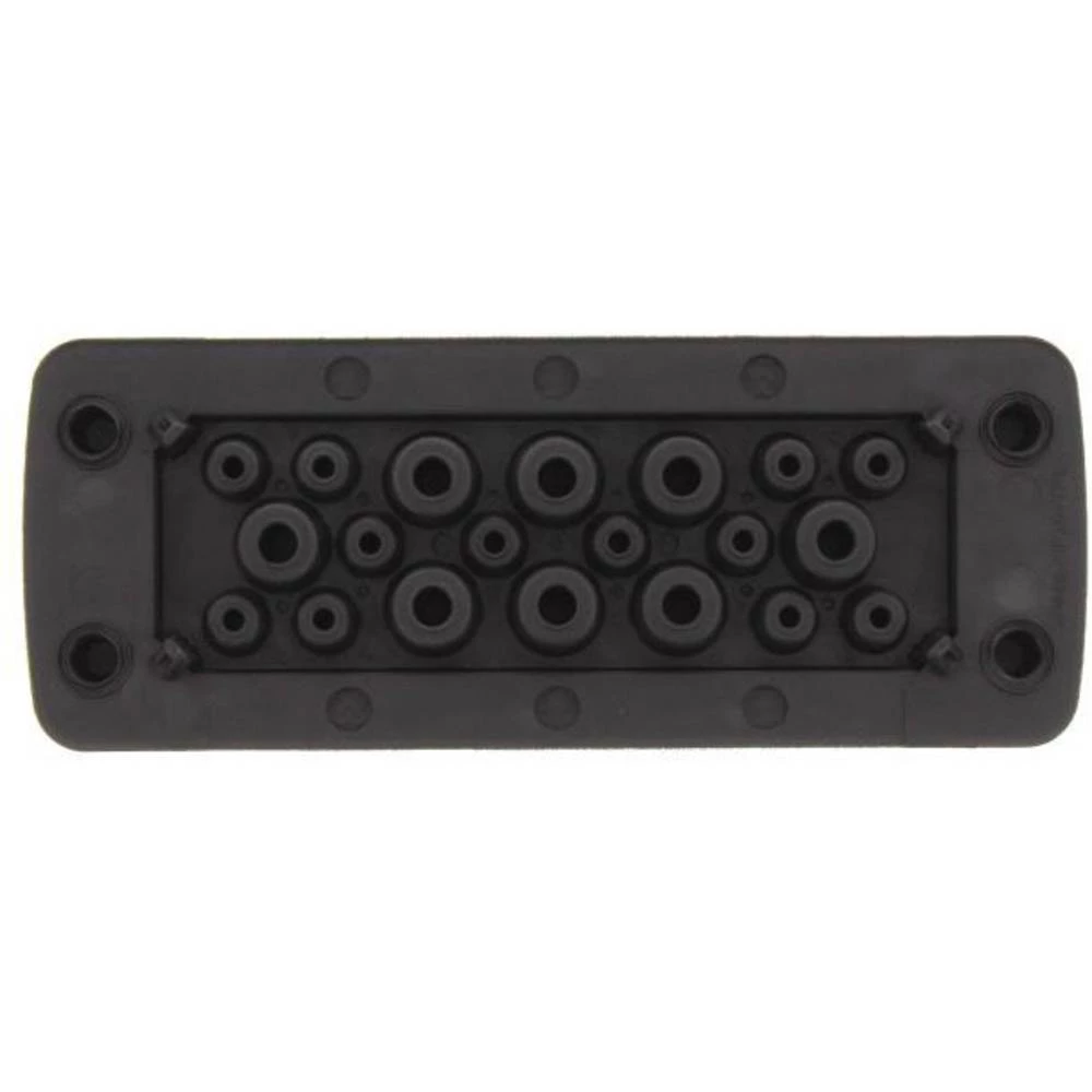 CONTA-CLIP KES-GB 20/24 BK kabelska uvodnica    Debljina ploče (maks.) 2 mm poliamid 6.6 crna 10 St. slika