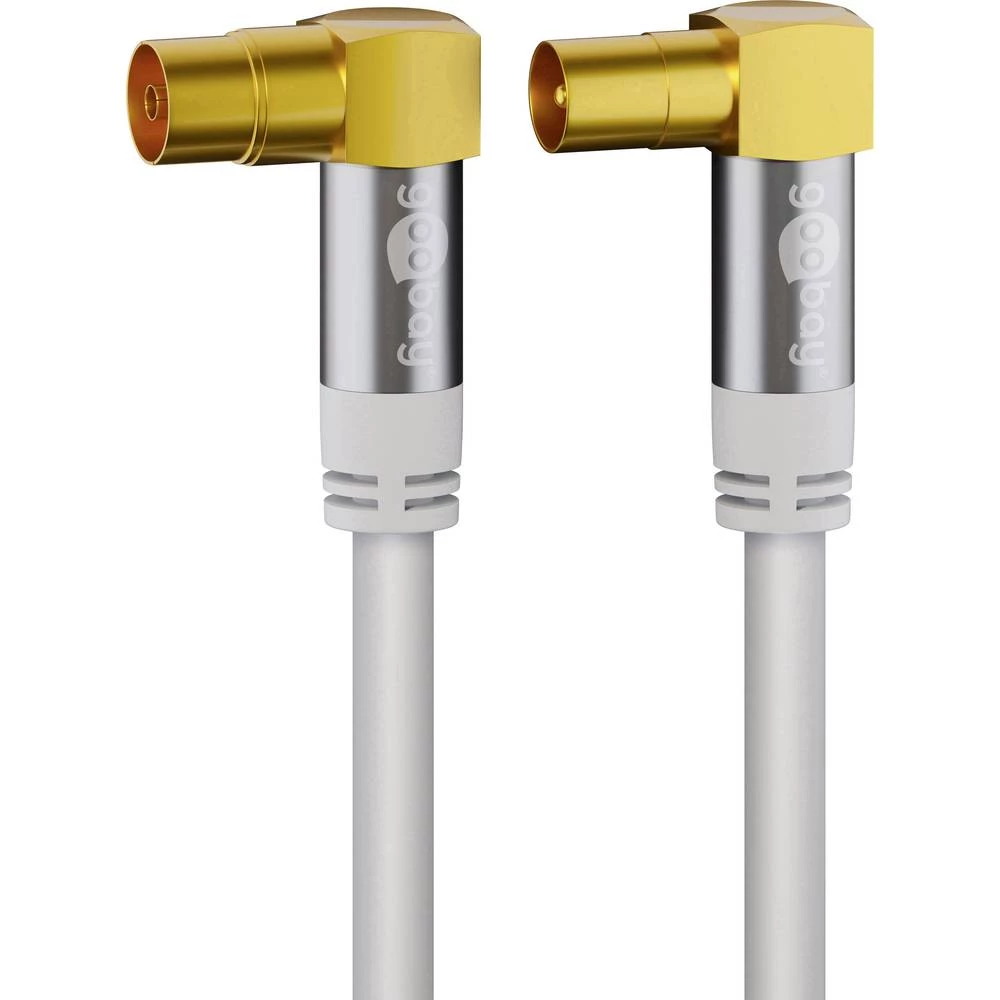 Antene Priključni kabel [1x 75 &Omega; antenski ženski konektor - 1x 75 &Omega; antenski muški konektor] 1.00 m četverostuko zaš slika