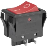 NKK Switches JWL21RA1A ozibni prekidač JWL21RA1A 250 V/AC 16 A 2 x off/on  zadržava položaj 1 St.