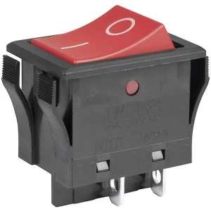 NKK Switches JWL21RA1A ozibni prekidač JWL21RA1A 250 V/AC 16 A 2 x off/on  zadržava položaj 1 St. slika