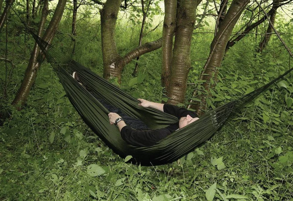 Viseća mreža za ležanje Trekker TA134 Highlander, maslinasto zelena slika