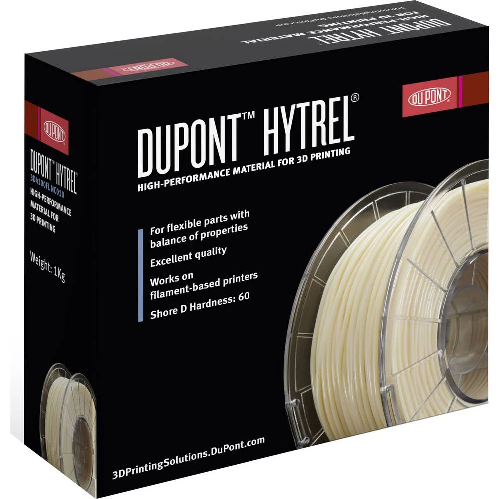 3D pisač filament DuPont Hytrel&reg; 60D Shore TPE 1.75 mm Prirodna 1 kg slika
